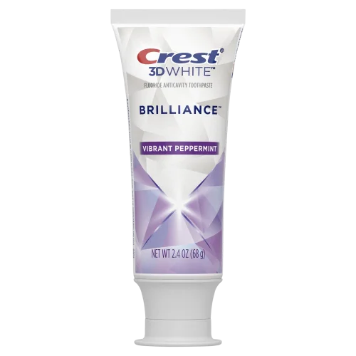 Отбеливающая зубная паста с защитой от пятен Crest 3D White Brilliance Toothpaste, Bright Mint - 121g