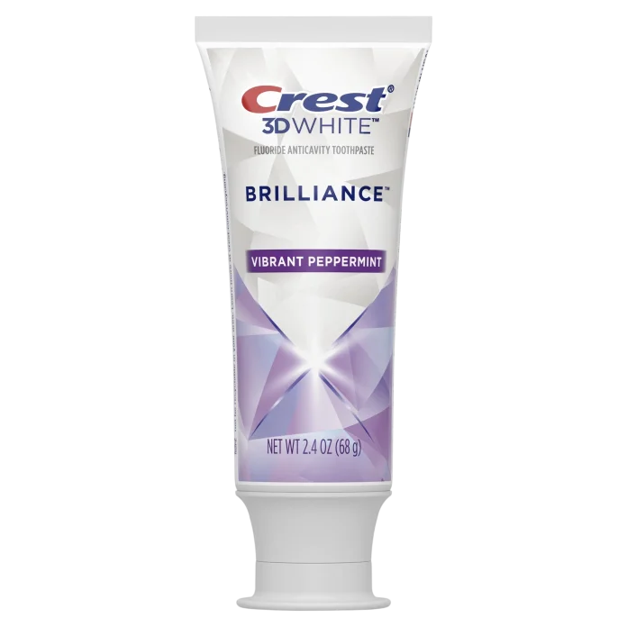 Отбеливающая зубная паста с защитой от пятен Crest 3D White Brilliance Toothpaste, Bright Mint - 121g