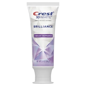 Отбеливающая зубная паста с защитой от пятен Crest 3D White Brilliance Toothpaste, Bright Mint - 121g