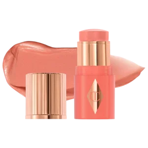Мини-румяна для губ и щёк Charlotte Tilbury Unreal Lip + Cheek Glow - Peachy Glow