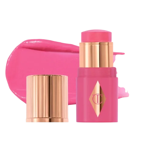 Мини-румяна для губ и щёк Charlotte Tilbury Unreal Lip + Cheek Glow - Pinky Glow