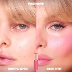 Мини-румяна для губ и щёк Charlotte Tilbury Unreal Lip + Cheek Glow - Pinky Glow