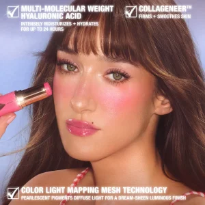 Мини-румяна для губ и щёк Charlotte Tilbury Unreal Lip + Cheek Glow - Pinky Glow