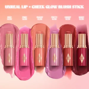 Мини-румяна для губ и щёк Charlotte Tilbury Unreal Lip + Cheek Glow - Pinky Glow