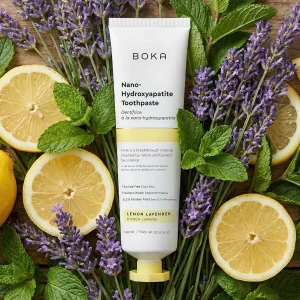 Зубная паста с нано-гидроксиапатитом Boka Nano Hydroxyapatite Toothpaste - Lemon Lavender, 113g