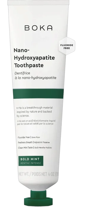 Зубная паста с нано-гидроксиапатитом Boka Nano Hydroxyapatite Toothpaste - Bold Mint, 113g