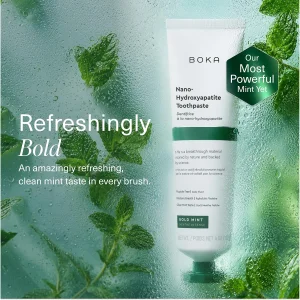 Зубная паста с нано-гидроксиапатитом Boka Nano Hydroxyapatite Toothpaste - Bold Mint, 113g