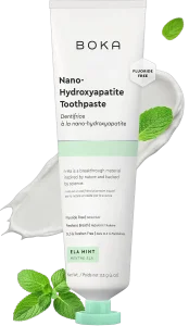 Зубная паста с нано-гидроксиапатитом Boka Nano Hydroxyapatite Toothpaste - Ela Mint, 113g