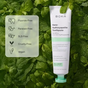 Зубная паста с нано-гидроксиапатитом Boka Nano Hydroxyapatite Toothpaste - Ela Mint, 113g