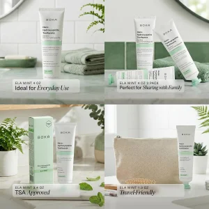 Зубная паста с нано-гидроксиапатитом Boka Nano Hydroxyapatite Toothpaste - Ela Mint, 113g