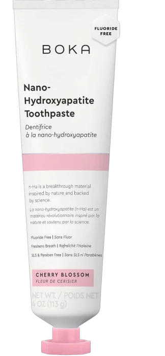 Зубная паста с нано-гидроксиапатитом Boka Nano Hydroxyapatite Toothpaste - Cherry Blossom, 113g