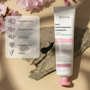 Зубная паста с нано-гидроксиапатитом Boka Nano Hydroxyapatite Toothpaste - Cherry Blossom, 113g