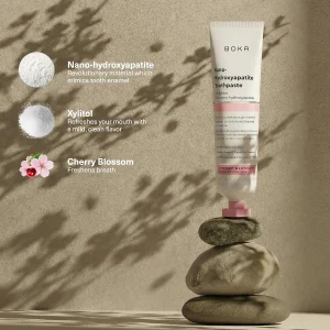 Зубная паста с нано-гидроксиапатитом Boka Nano Hydroxyapatite Toothpaste - Cherry Blossom, 113g