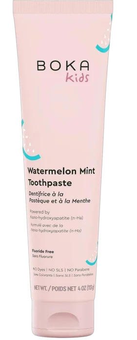 Детская зубная паста с нано-гидроксиапатитом Boka Nano Hydroxyapatite Toothpaste - Watermelon Mint, 113g