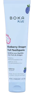 Детская зубная паста с нано-гидроксиапатитом Boka Nano Hydroxyapatite Toothpaste - Blueberry Dragon Fruit, 113g