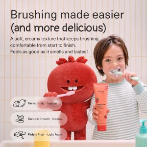 Детская зубная паста с нано-гидроксиапатитом Boka Nano Hydroxyapatite Toothpaste - Strawberry Mango, 113g