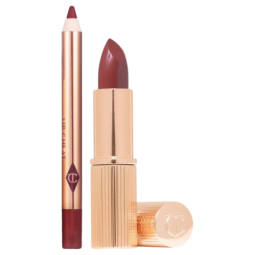 Charlotte Tilbury Pillow Talk Lip Kit mini lab to'plami - Pillow Talk Deep