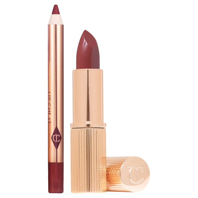 Charlotte Tilbury Pillow Talk Lip Kit mini lab to'plami - Pillow Talk Deep