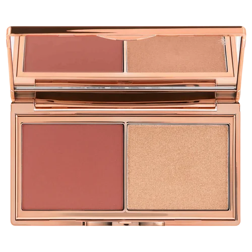 Мини-палетка румян и хайлайтера Charlotte Tilbury Hollywood Blush & Glow Glide - Tan/Deep