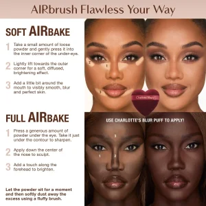 Рассыпчатая фиксирующая пудра Charlotte Tilbury Airbrush Flawless Blur Loose Setting Powder - Translucent Medium/Tan