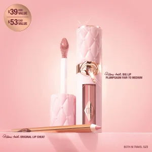 Мини-набор для губ Charlotte Tilbury Pillow Talk Plumpgasm Lip Kit - Pillow Talk