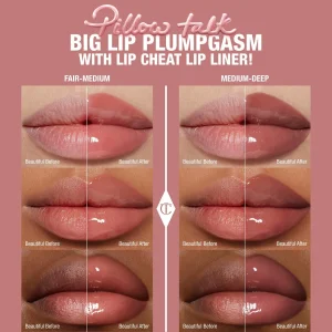 Мини-набор для губ Charlotte Tilbury Pillow Talk Plumpgasm Lip Kit - Pillow Talk